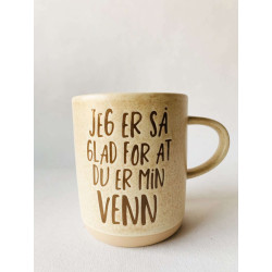 Krus Glad for at du er min venn