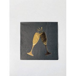 Servietter Champagne Skål Servietter Champagne Skål