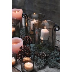 Lysglass med lysholder 16 cm