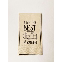Servietter Livet Er Best På Camping