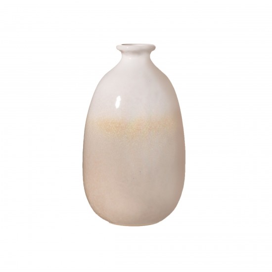 Glasert Grå Vase