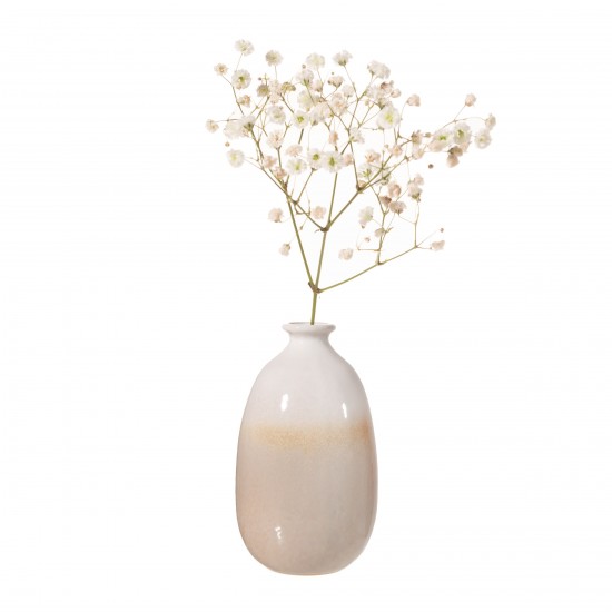 Glasert Grå Vase